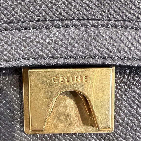 SOLD Authentic CELINE MINI BELT BAG IN GRAINED CALFSKIN in GREY - Picture 7 of 9